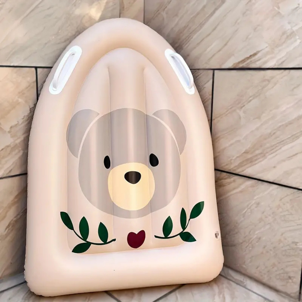 Kinder Surfboard Aufblasbar mit Griffen | Cartoon Schwimmbrett für Strand & Pool – SplashJoy
