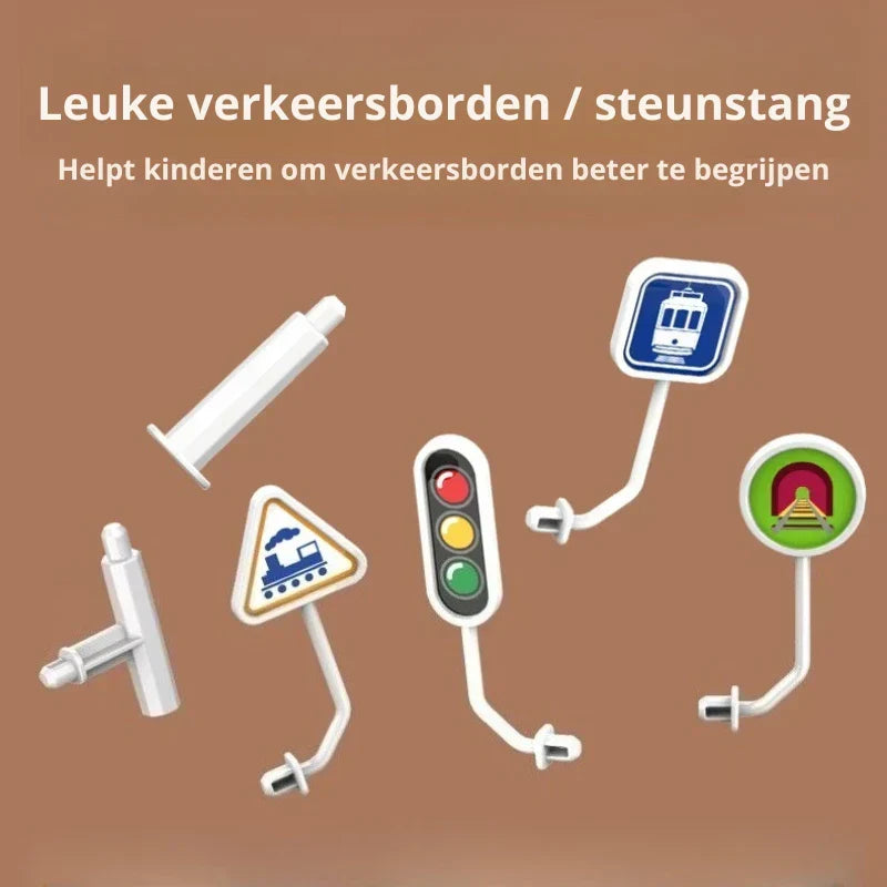 Magnetische Zugstrecke zum Selberbauen – 51 oder 81 Teile, USB-Zug | Konstruktionsspielzeug
