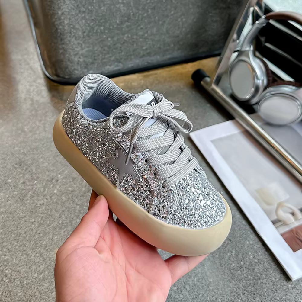 Glitter Sneakers Mädchen – Bequeme & Stilvolle Kinderschuhe | Lumina Kids