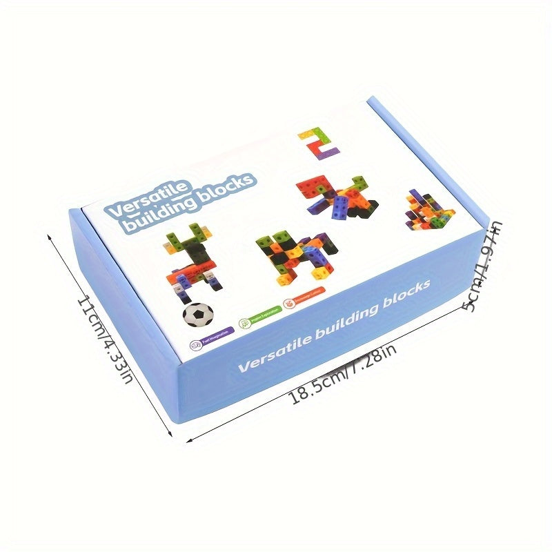 Lehrreiches Lernbausteine-Set – Bauklötze zum Zählen & Kreativem Spielen