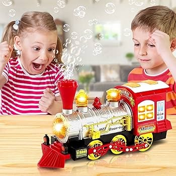 Bubbelzug für Kinder – Pädagogisches und Interaktives Spielzeug für Aktives Spielen und Motorische Entwicklung