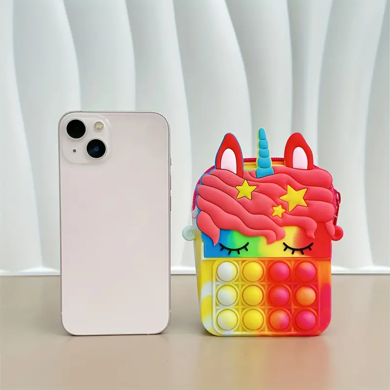 SparkleUnicorn Pop-it Rucksack – Magischer Einhorn-Rucksack für Kinder | Stressabbauend & Spielerisch