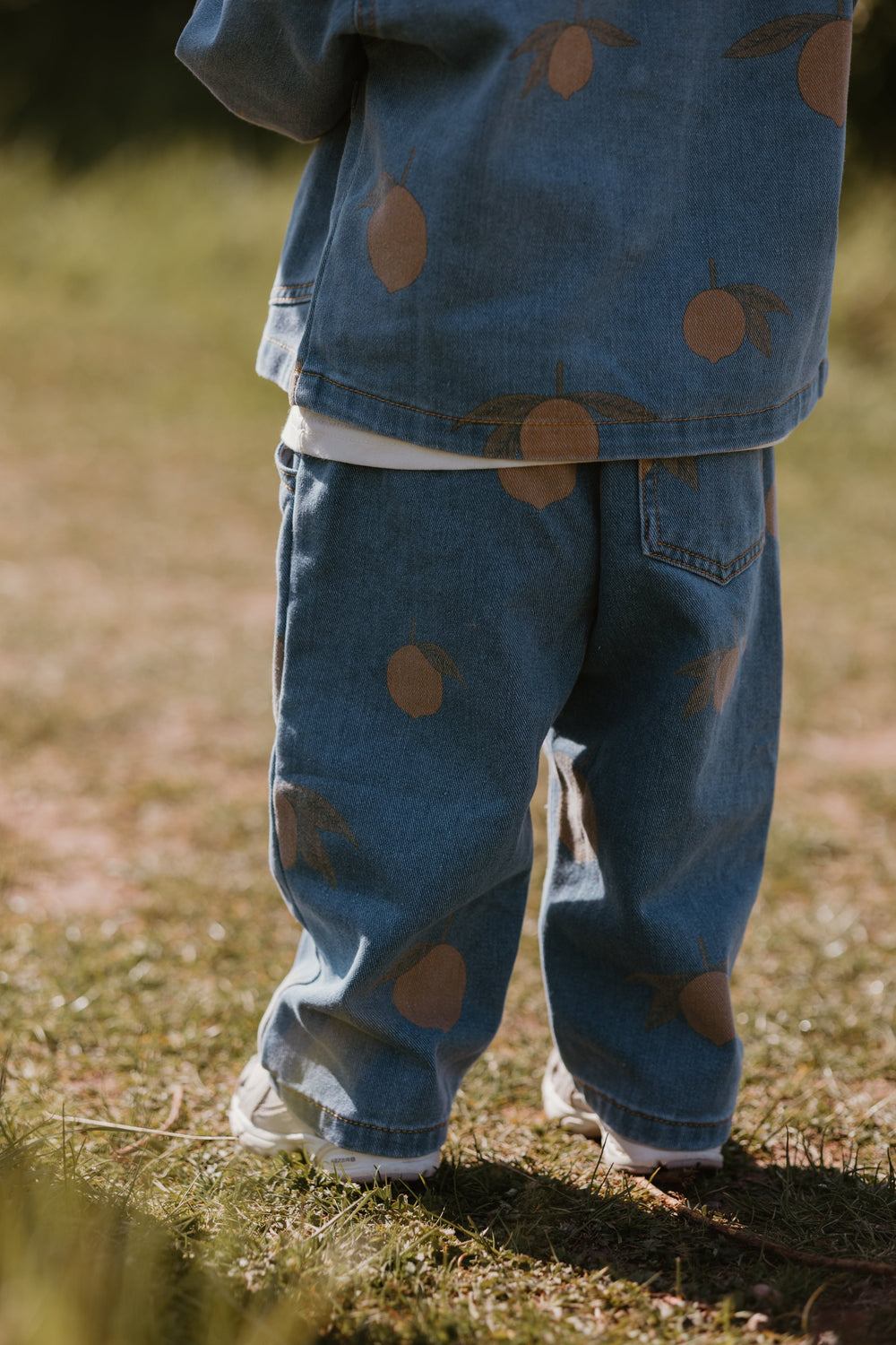 Zitronen-Jeans 0–8 Jahre – Weicher Stretch-Denim mit Elastischem Bund | Unisex Kinderhose