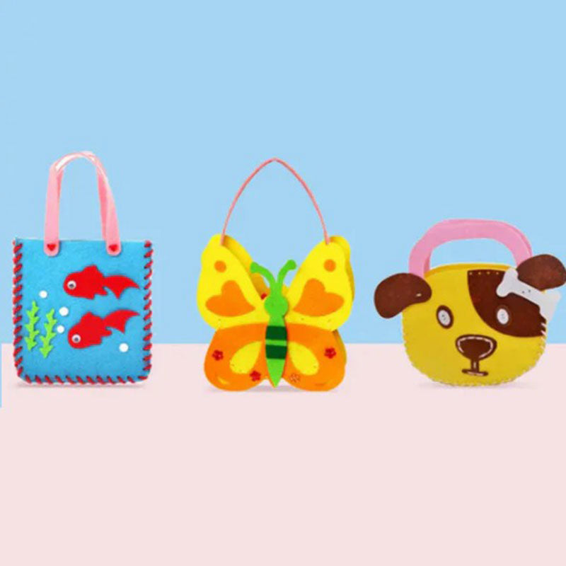 DIY Kinderhandtas Bastelset – Kreatives Nähset für Mädchen | Einzigartige Handtasche Selbst Gestalten