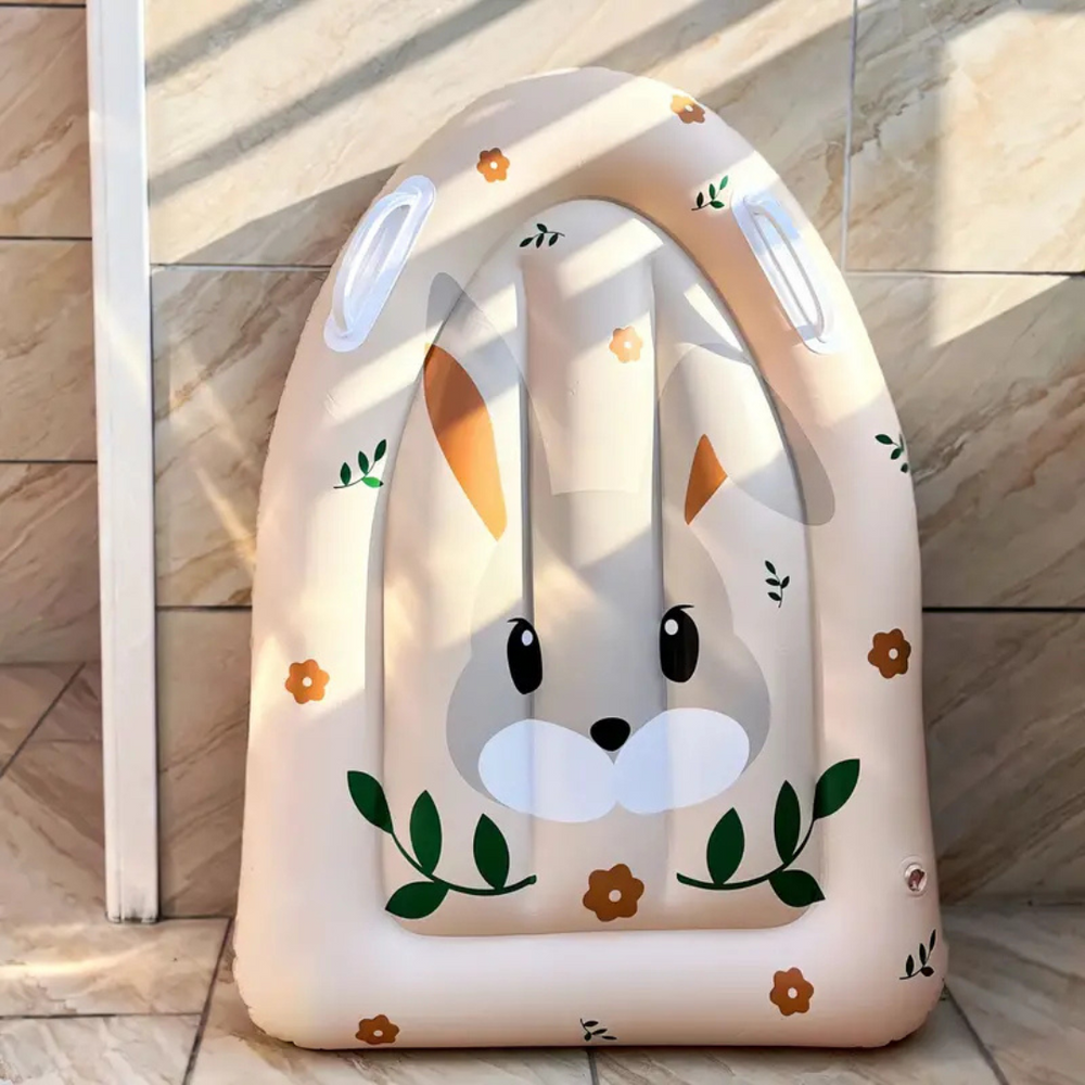 Kinder Surfboard Aufblasbar mit Griffen | Cartoon Schwimmbrett für Strand & Pool – SplashJoy