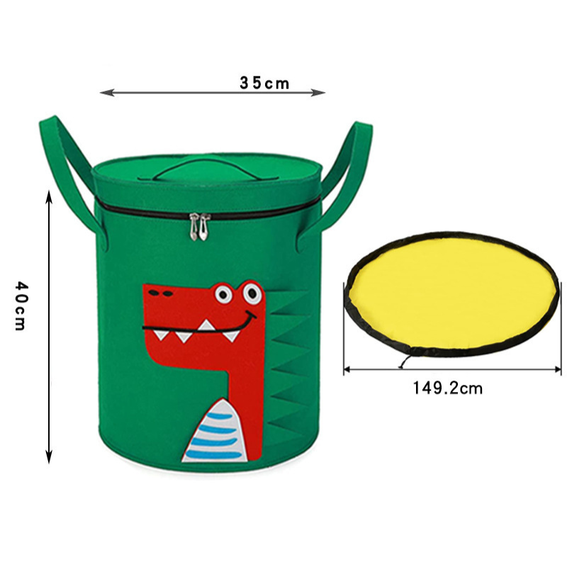 Spielmatte & Aufbewahrungstasche in einem – Schnelles Aufräumen ohne Stress mit Kindern