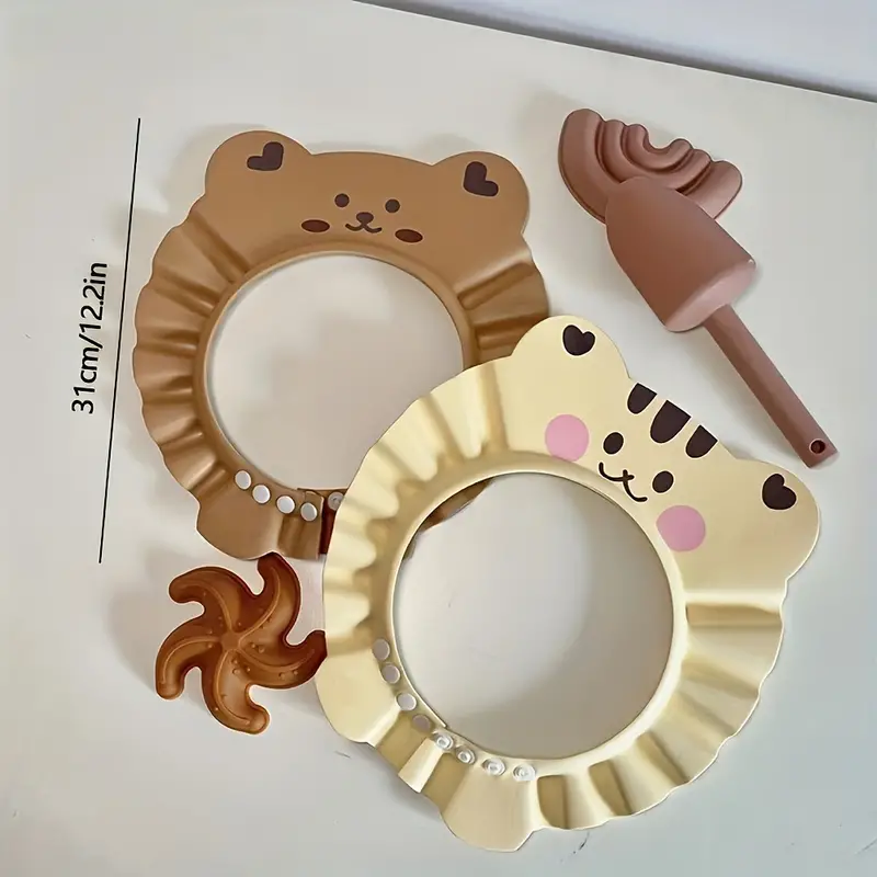 AquaGuard Baby Badehaube – Verstellbare, Wasserdichte Badehaube für Babys und Kleinkinder