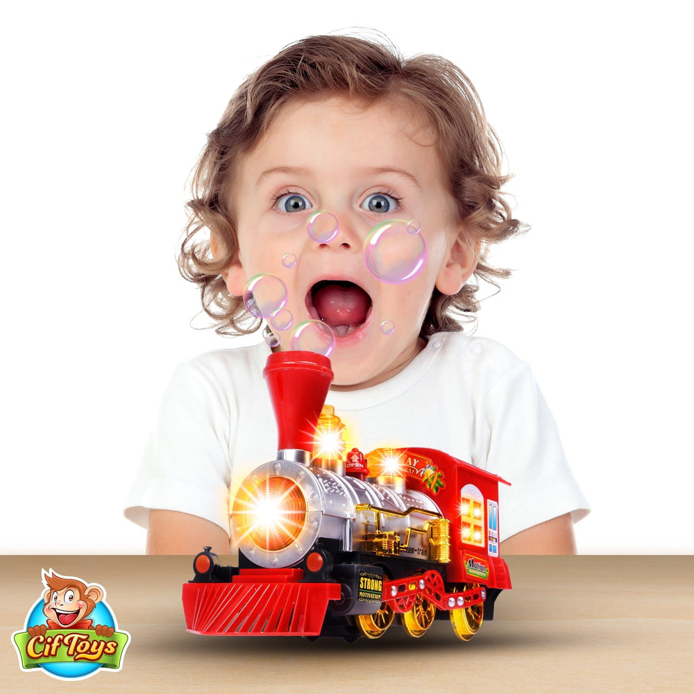 Bubbelzug für Kinder – Pädagogisches und Interaktives Spielzeug für Aktives Spielen und Motorische Entwicklung