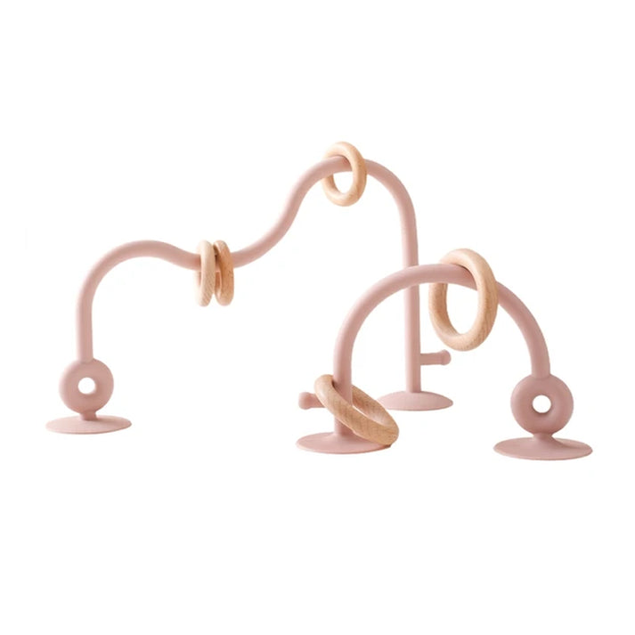 Stacky Fun Silikon Ring Tischspiel – Pädagogisches Spielzeug für Babys und Kleinkinder