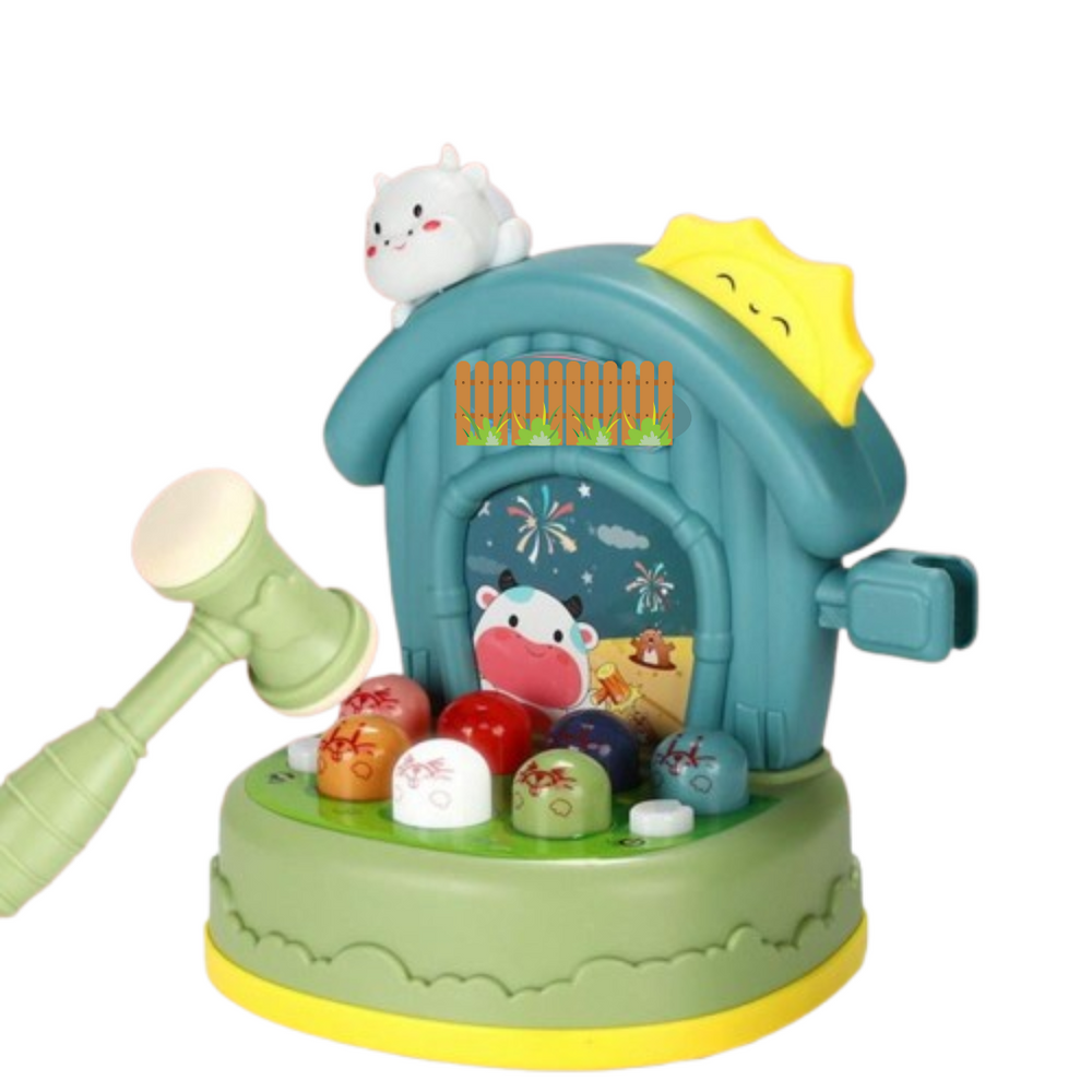 Interaktives Maulwurfspiel mit Licht & Ton – Pädagogisches Spielzeug ab 2 Jahren