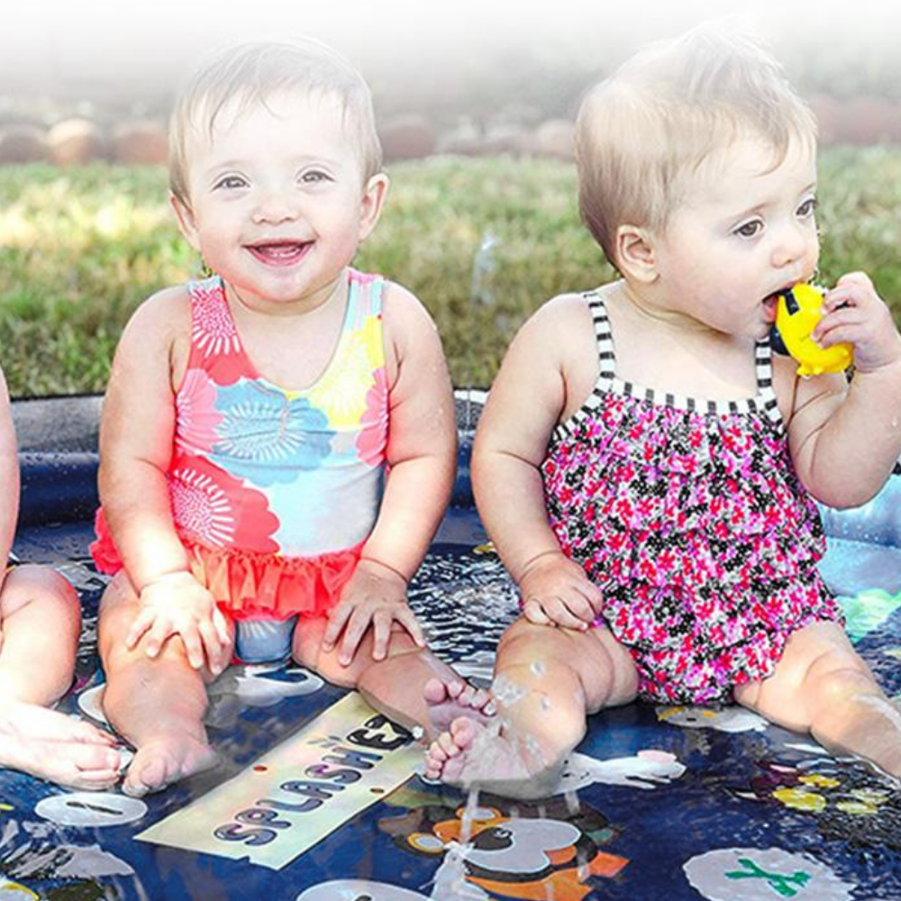 SplashFun Wasser-Matte – Sicheres & Langlebiges Wasserspiel für Kinder | Schneller Anschluss