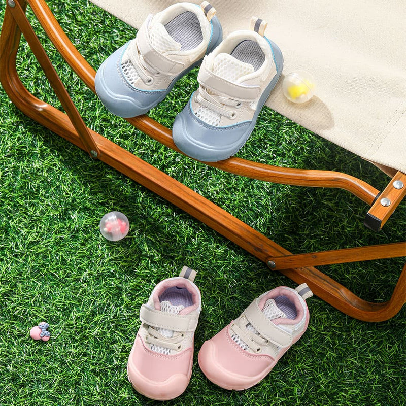 Kindersneaker mit flexibler Sohle – atmungsaktiv, rutschfest, Klettverschluss | Lauflernschuhe