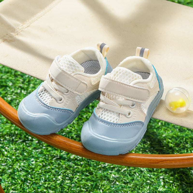 Kindersneaker mit flexibler Sohle – atmungsaktiv, rutschfest, Klettverschluss | Lauflernschuhe