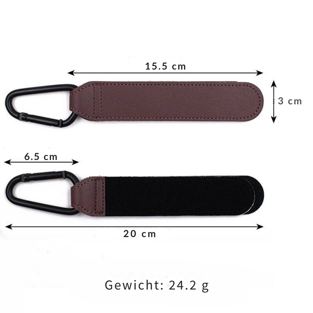 EasyCarry Kinderwagenhaken Set – Langlebig und Multifunktional für Organisierte Spaziergänge