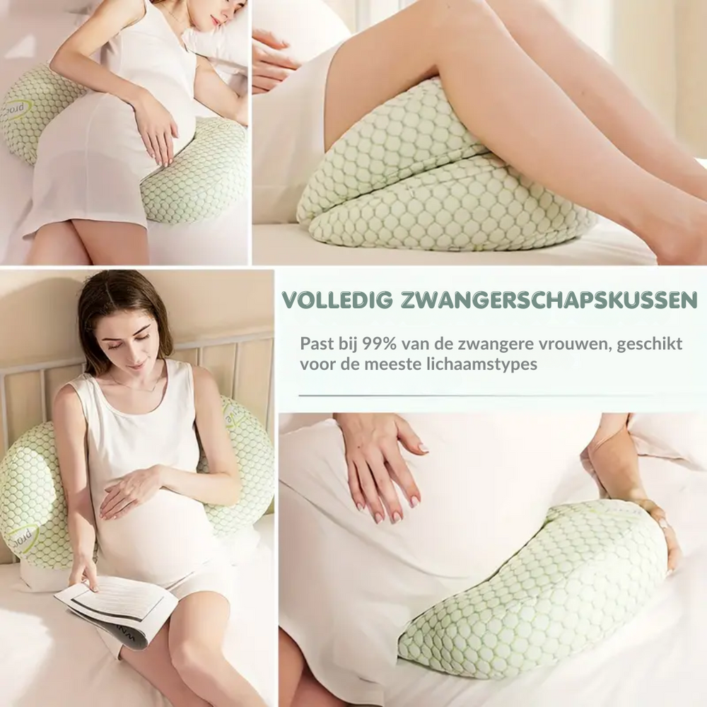 CozyPregnancy Schwangerschaftskissen – Ultimative Bauch- und Rückenunterstützung für einen Tiefen Schlaf