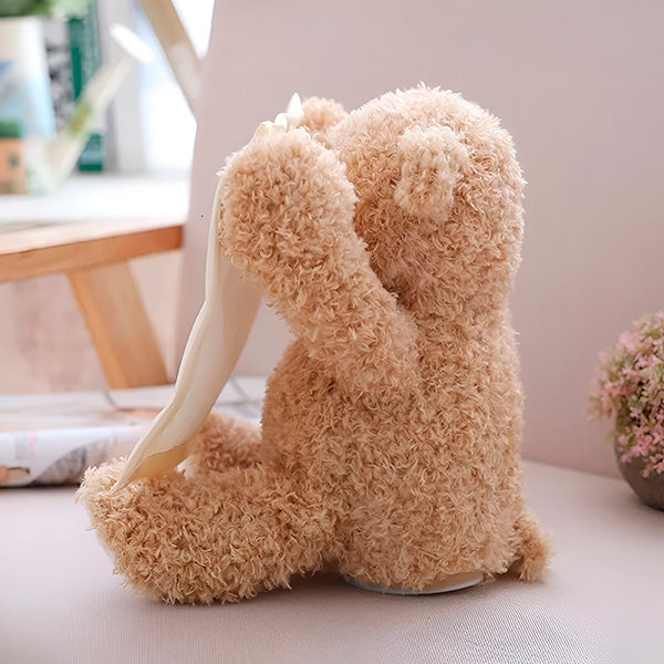 Interaktiver Kuschelbär mit Musik – Singender & spielender Kuckuck-Plüschbär für Baby, Kleinkind & Vorschulkind 0–5 Jahre