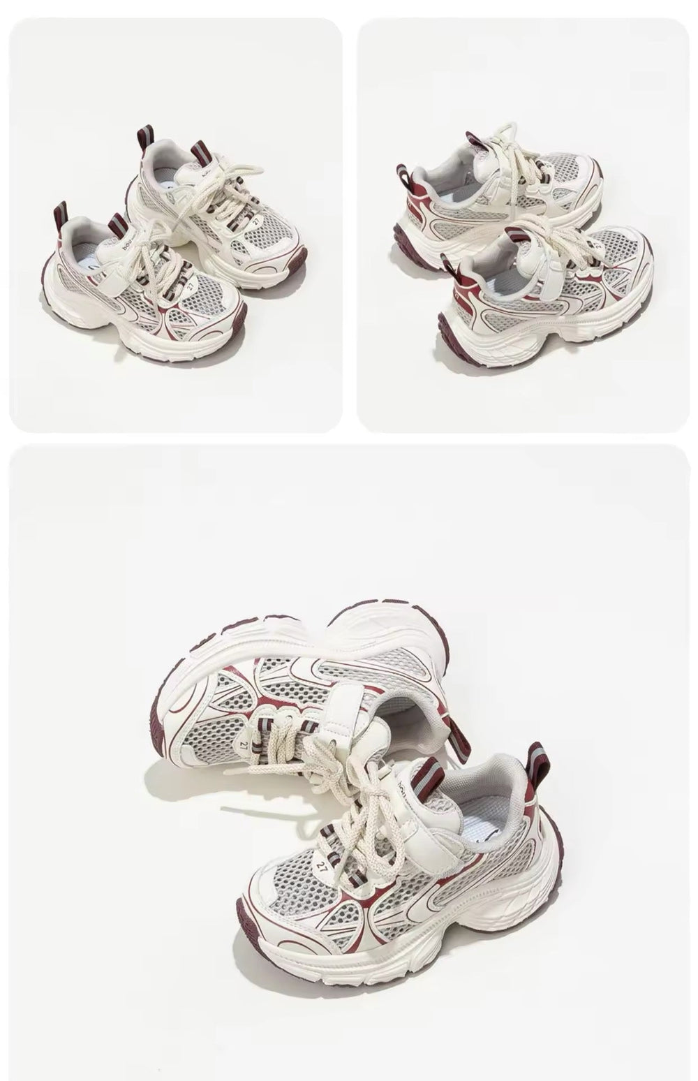 Schwarz-weiße Kindersneakers ohne Schnürsenkel – Größe 26-33 | Leicht & Atmungsaktiv | Unisex Sportschuhe