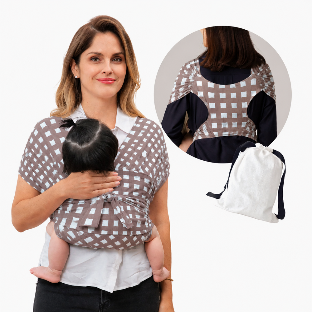 Ergonomische Babytrage, atmungsaktiv und leicht