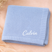 Personalisierte Babydecke mit Namen aus weicher Baumwolle