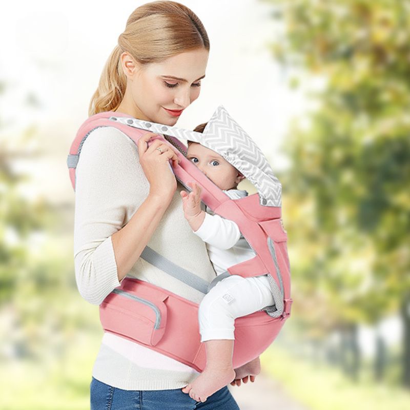 Ergonomische 3-in-1 Babytrage – Komfortabel & Atmungsaktiv für Eltern und Kind