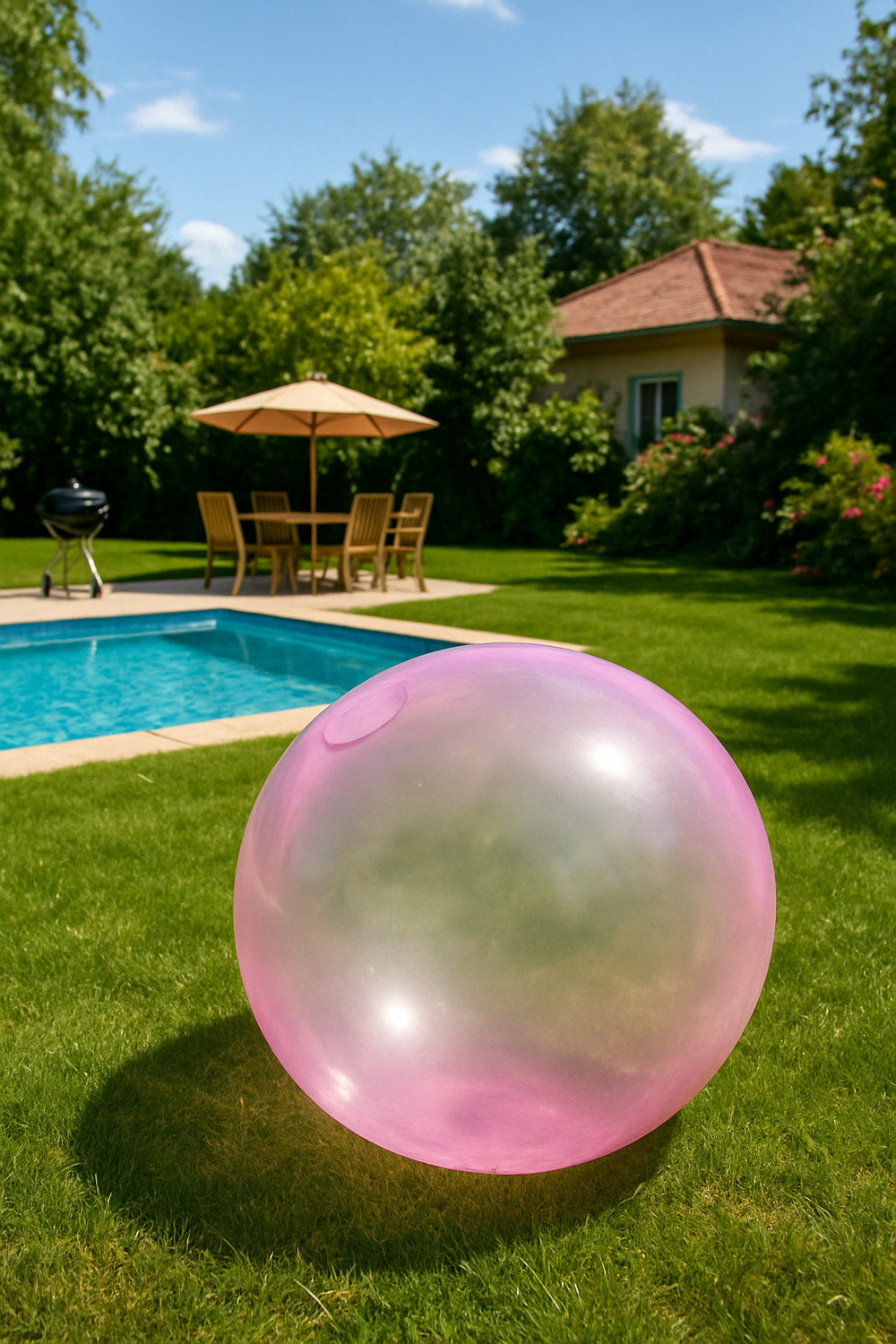 Gigantischer Aufblasbarer Spielball für Kinder – 120 cm | Outdoorspielzeug für Aktiven Spaß & Motorik