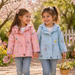 Windjacke für Mädchen mit robustem Reißverschluss – Baumwollmix | Übergangsjacke