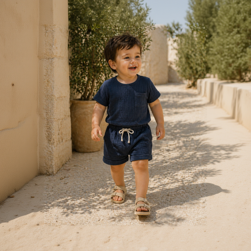 Baby Sommer Outfit – Luftiges 2-Teiliges Kleidungsset | 3 Mon. – 3 J.