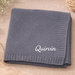 Personalisierte Babydecke mit Namen aus weicher Baumwolle
