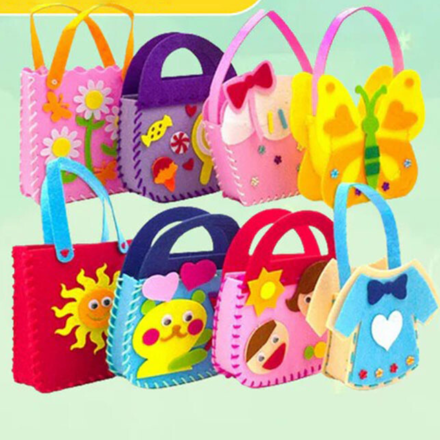 DIY Kinderhandtas Bastelset – Kreatives Nähset für Mädchen | Einzigartige Handtasche Selbst Gestalten