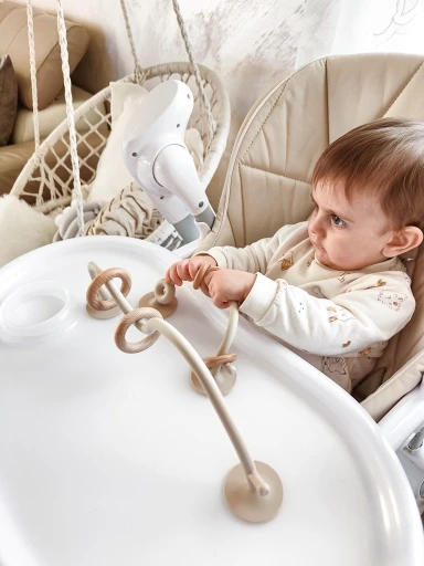 Stacky Fun Silikon Ring Tischspiel – Pädagogisches Spielzeug für Babys und Kleinkinder