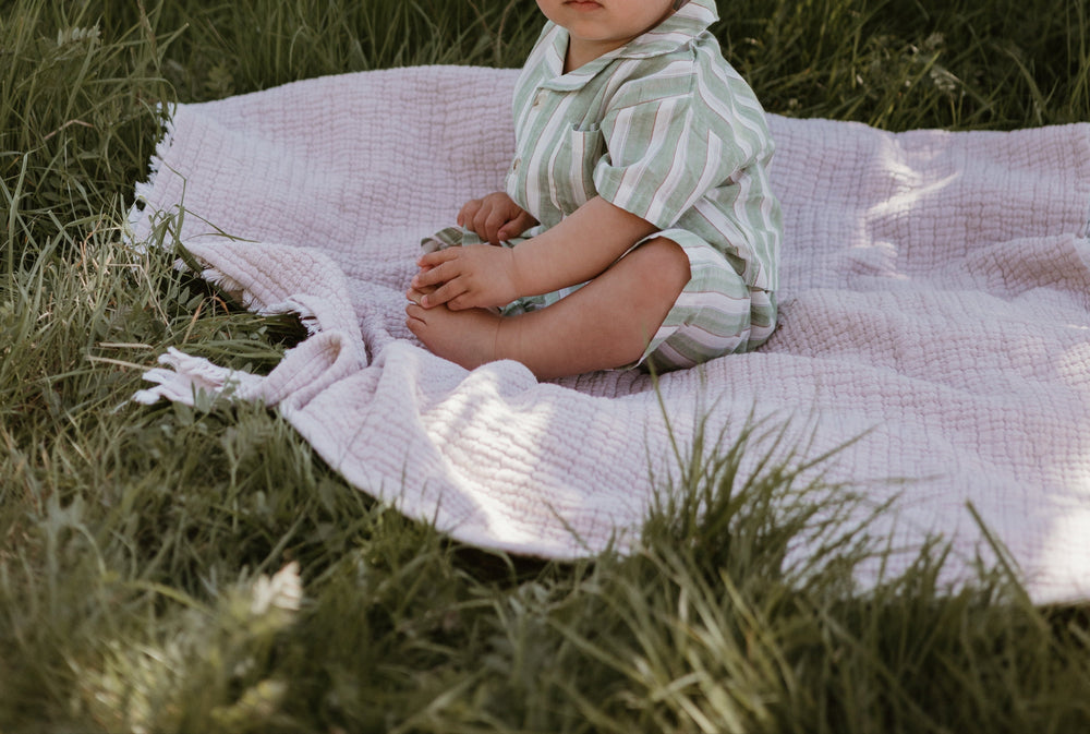 Baby-Sommer-Set 0–3 Jahre – Gestreiftes Shirt & Shorts aus Baumwolle | Unisex Outfit