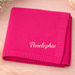 Personalisierte Babydecke mit Namen aus weicher Baumwolle