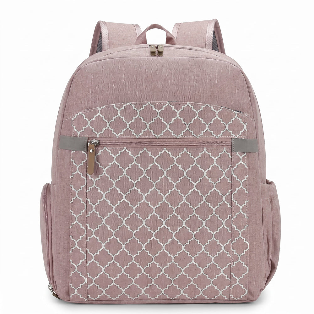 Wickelrucksack XL-Öffnung, Thermofächer – wasserabweisend, Laptopfach, Buggy-Clips | Wickeltasche