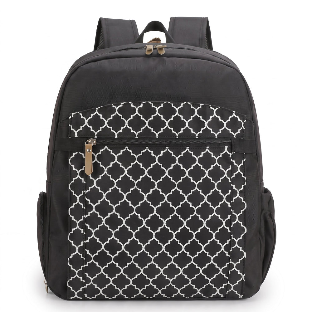 Wickelrucksack XL-Öffnung, Thermofächer – wasserabweisend, Laptopfach, Buggy-Clips | Wickeltasche
