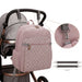 Wickelrucksack XL-Öffnung, Thermofächer – wasserabweisend, Laptopfach, Buggy-Clips | Wickeltasche