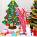 Filz-Weihnachtsbaum für Kinder mit Klett-Figuren – Schlaufe, faltbar | Weihnachtsspielzeug