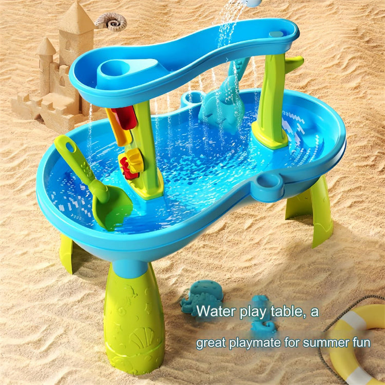 AquaJoy Spieltisch für Kleinkinder mit 13 Zubehörteilen – Fördert Spiel & Entwicklung