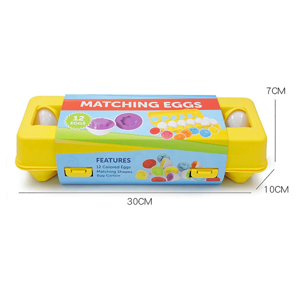 Lehrreiches Eier-Puzzle – Farben & Formen Sortierspiel für Kinder