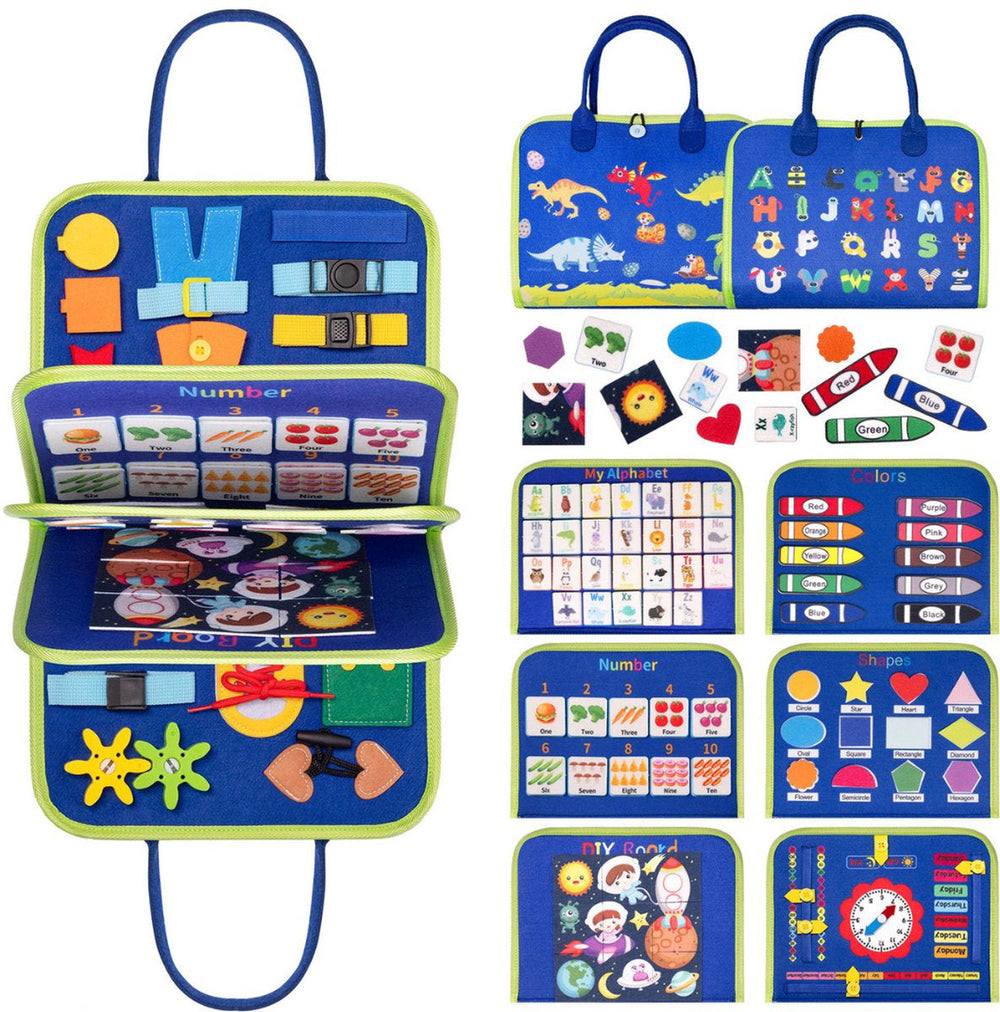 Lernbuch für Kleinkinder – Spielerisch Motorik & Fähigkeiten Entwickeln