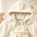 Tragejacke 2-in-1 für Mama und Baby – weiches Fleece, Kapuze, Reißverschluss | Babytrage-Hoodie