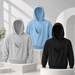 Herren-Hoodie mit Babytasche aus Baumwolle – Kapuze, lange Ärmel, lockere Passform | Papa-Pullover