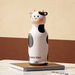 Kinder-Thermosflasche Edelstahl 316 mit Tierkopf – 8 Std. warm, 12 Std. kalt, Schule | Trinkflasche