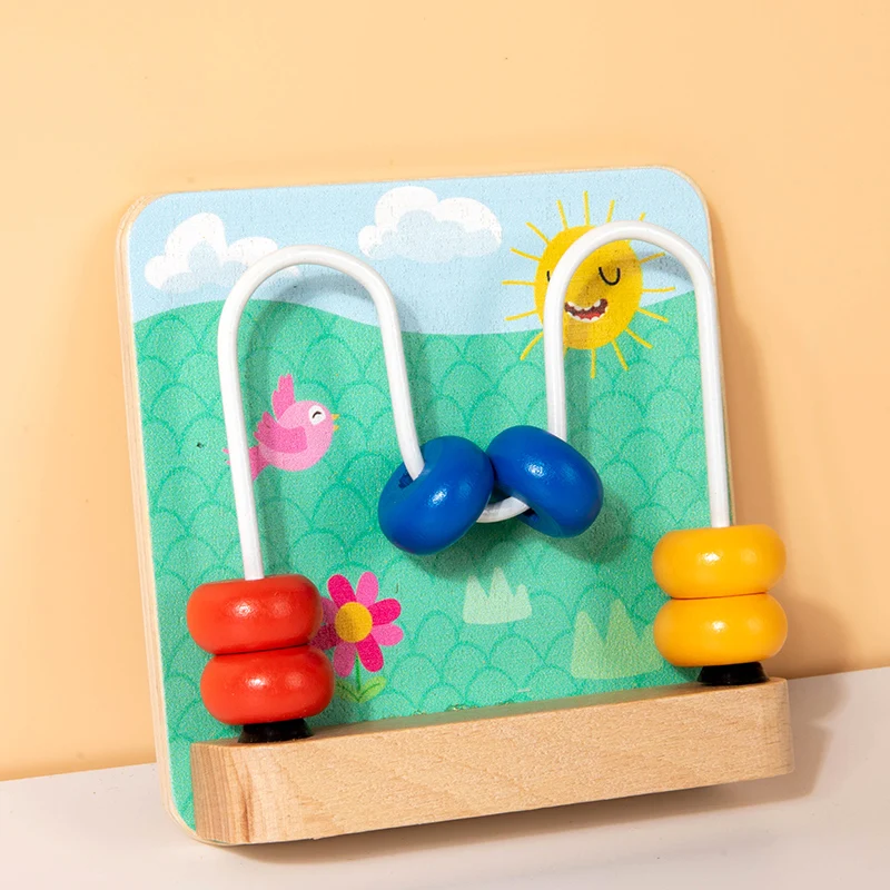 Magnetisches Busy Board Montessori aus Holz – 12 Aktivitäten zur Wahl, kompakt | Aktivitätsbrett