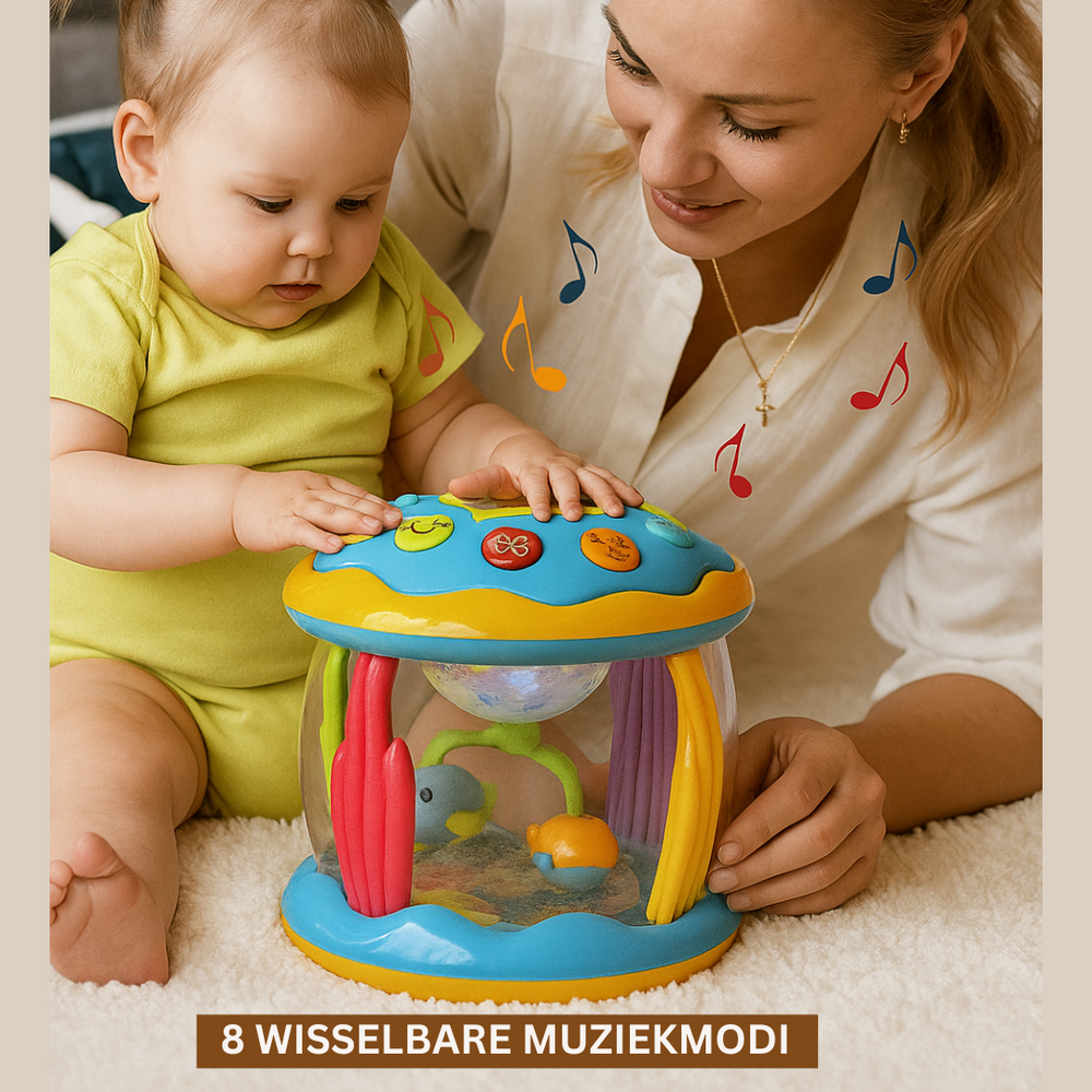 Musikalisches Drehkarussell Baby – Licht & Ton Sensorisches Spielzeug