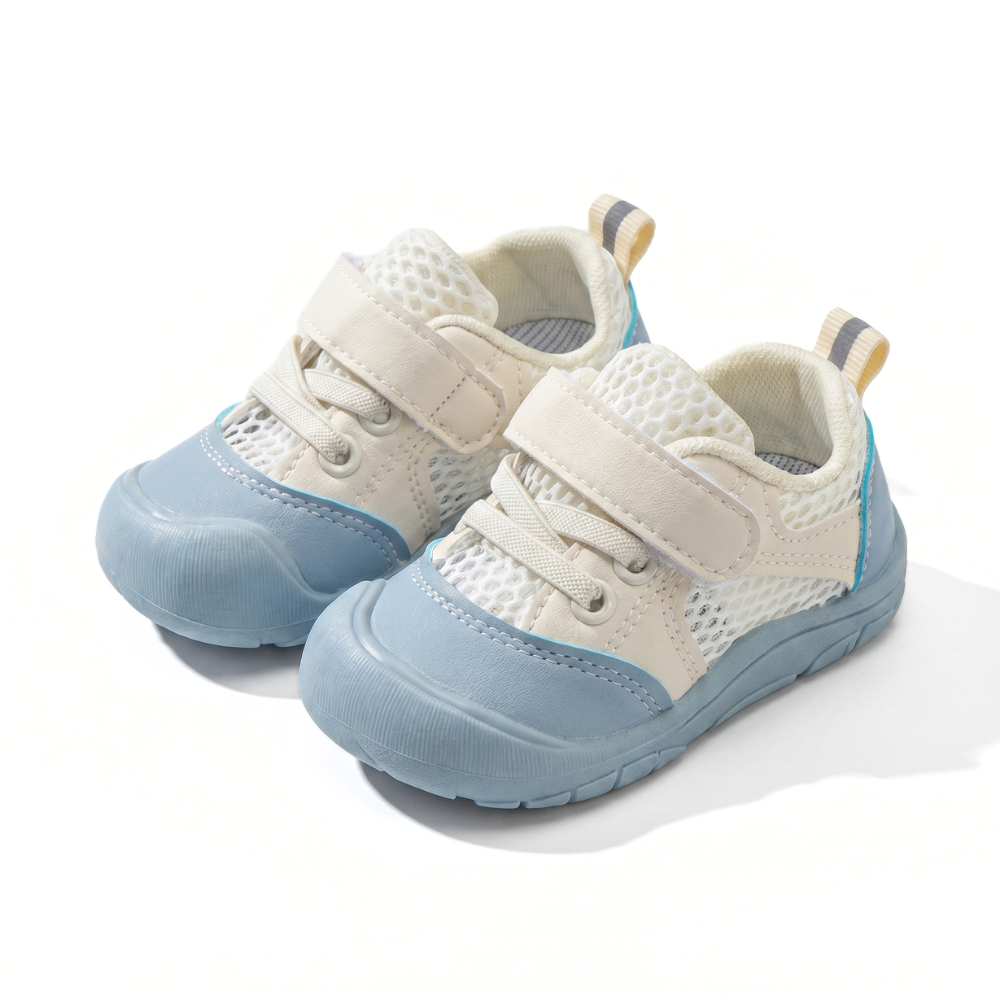 Kindersneaker mit flexibler Sohle – atmungsaktiv, rutschfest, Klettverschluss | Lauflernschuhe