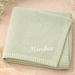 Personalisierte Babydecke mit Namen aus weicher Baumwolle