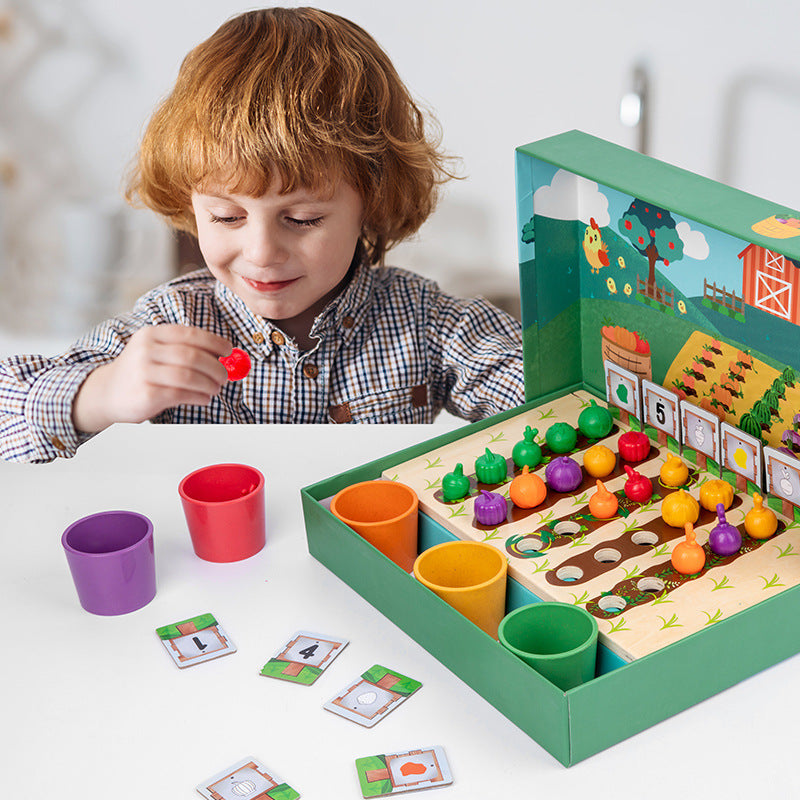FarmCount™ – Pädagogisches Montessori Zähl- und Farbspiel für Kinder | Spielerisch Farben und Zahlen lernen