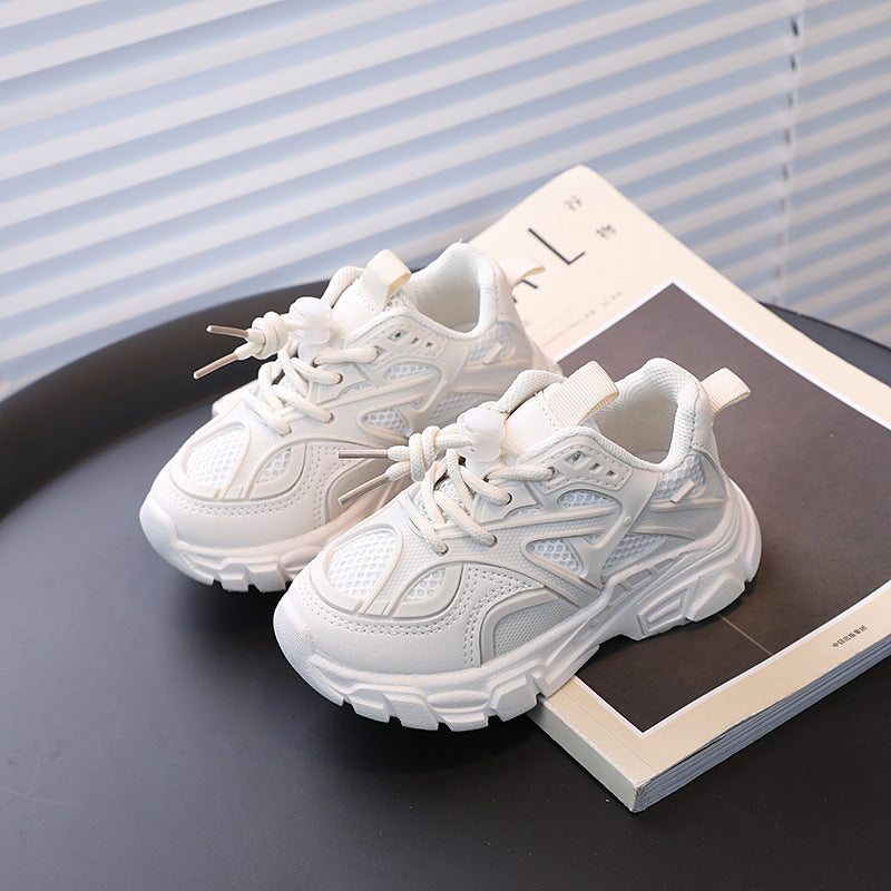 Chunky Sneaker für Kinder mit Mesh-Obermaterial – dicke dämpfende Sohle, rutschfest | Sportschuhe