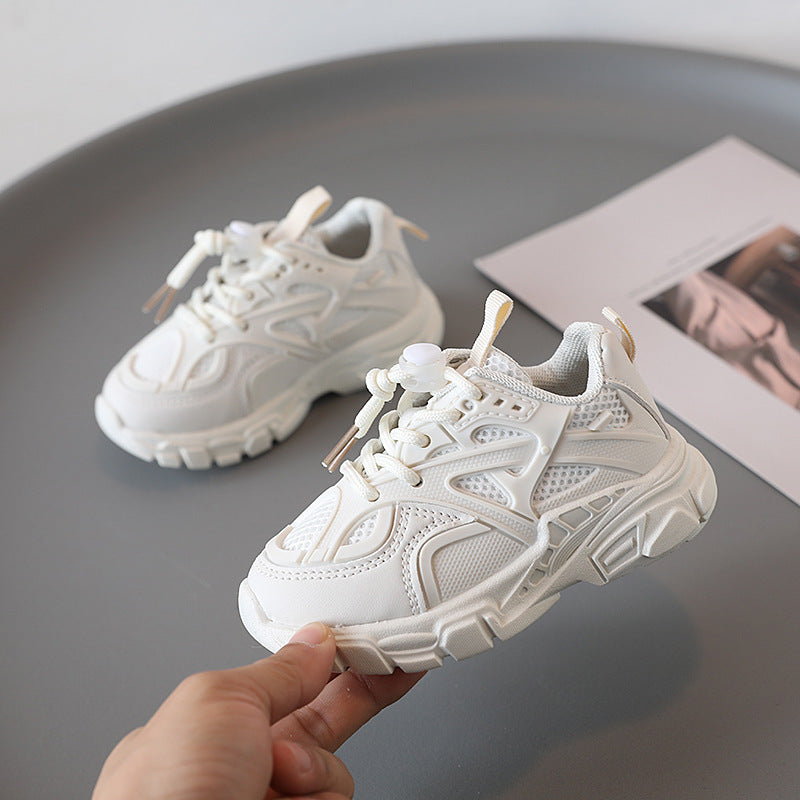 Chunky Sneaker für Kinder mit Mesh-Obermaterial – dicke dämpfende Sohle, rutschfest | Sportschuhe