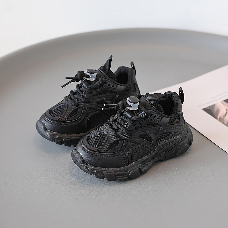 Chunky Sneaker für Kinder mit Mesh-Obermaterial – dicke dämpfende Sohle, rutschfest | Sportschuhe